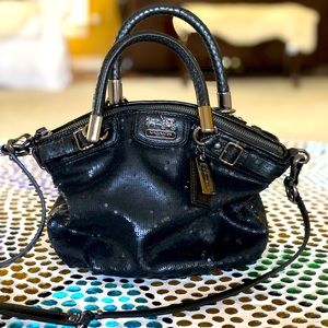 Coach Limited Edition Sequined Handbag, like new condition